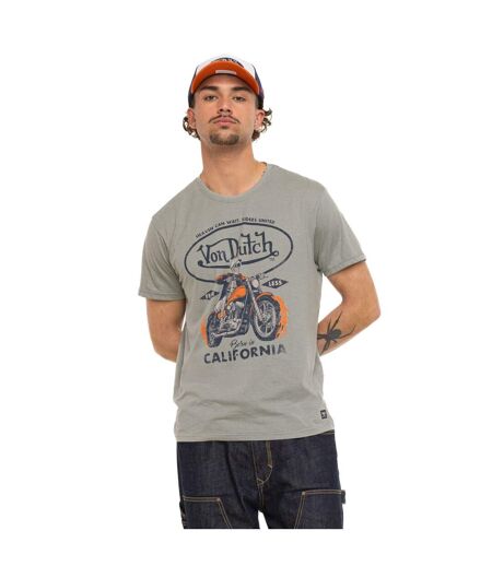 T-shirt homme col rond  Regular fit en Jersey effet chiné Fear Vondutch