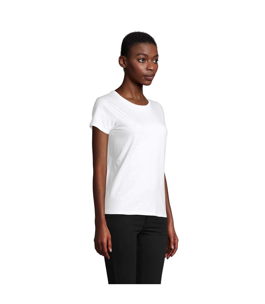 T-shirt Pioneer Femme Blanc SOLS-3
