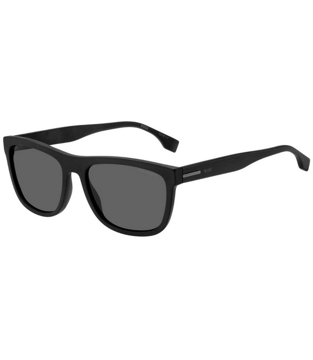 Lunettes De Soleil Motif/style Polarisé Homme Taille Unique Noir Mat Gris Hugo Boss-2
