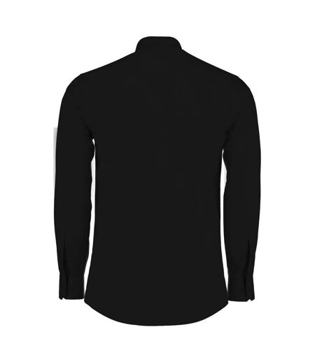 Chemise Poplin Hommes Noir Kustom Kit