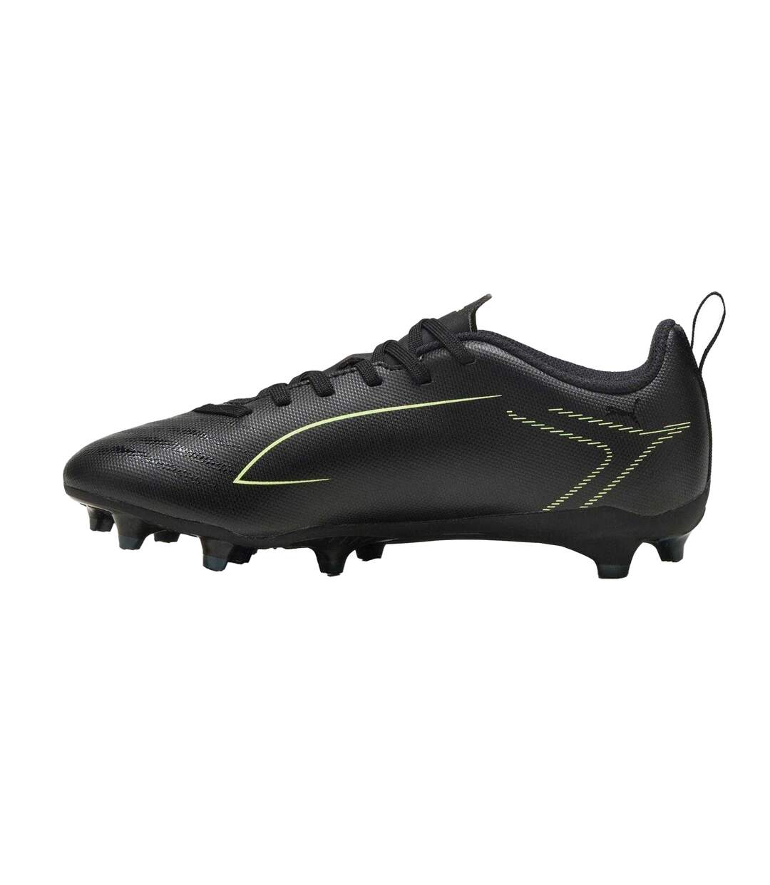 Chaussures De Foot Pour Terrain Ferme Ultra Play Enfant Noir Vert Puma-2