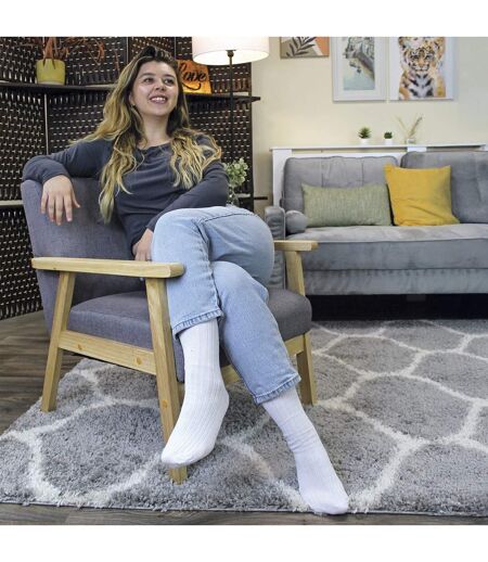 Sock Snob - Paquet de 12 chaussettes douces 100 % coton pour dames