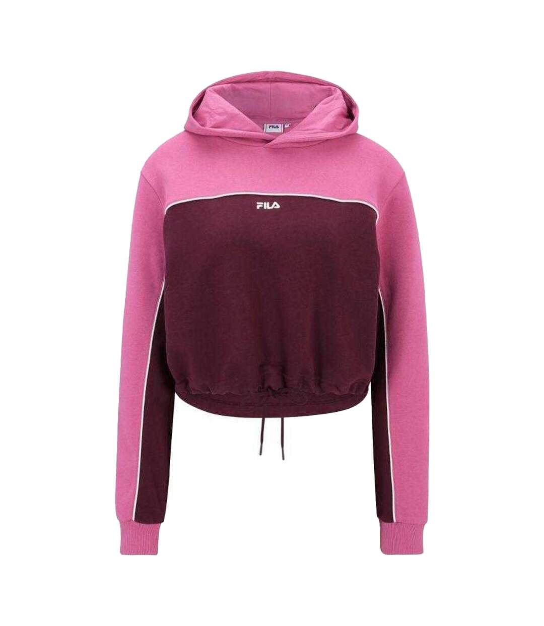 Sweat À Capuche Laagna Femme Rouge Rose Fila-2