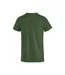 Mens Basic T-shirt Bottle Green Clique-3