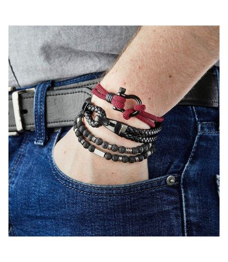 Bracelet noir geographical norway 315011 - taille unique