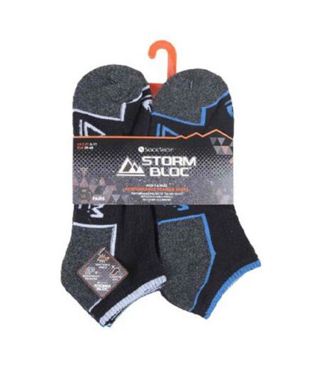 6 Pack Mens Cushioned Sole Running Low Cut Trainer Socks