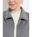Blouson zippé tissu bouclette uni-4