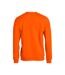 Sweat basic adulte orange fluo Clique