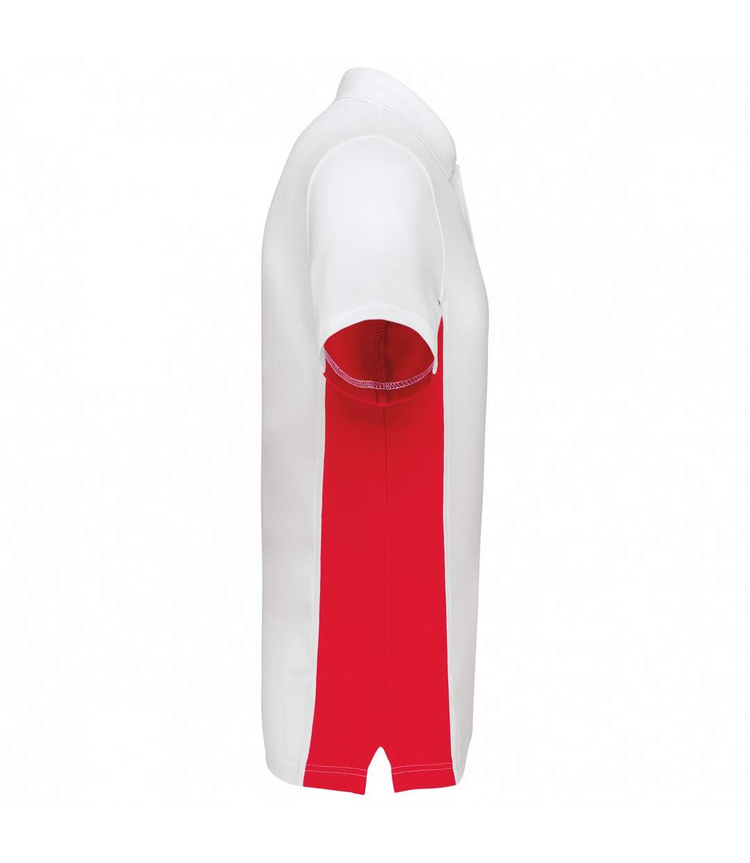 Polo homme blanc / rouge Kariban-3