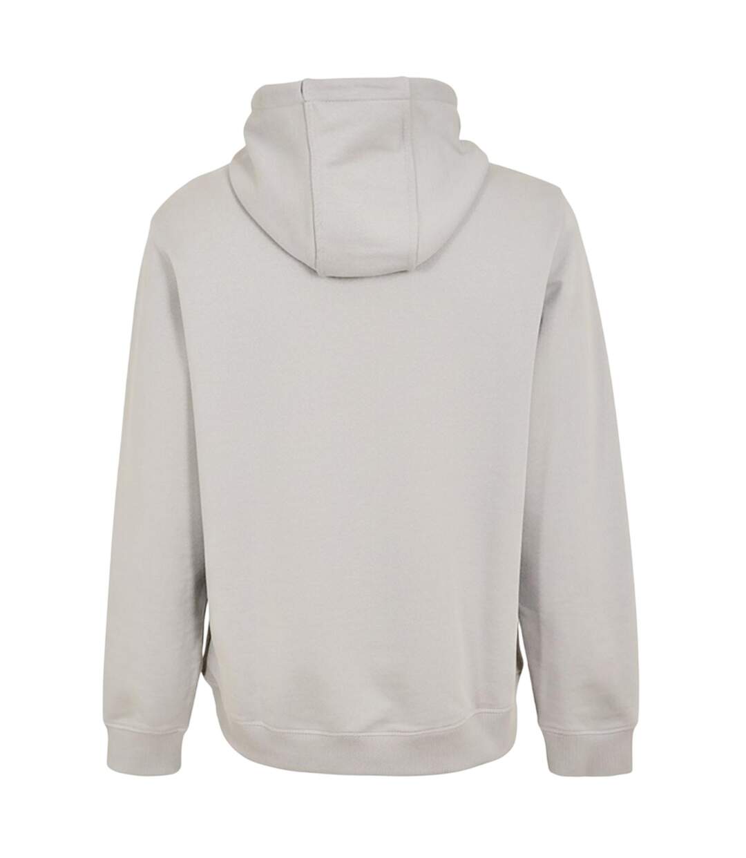 Mens Cotton Blend Pullover Hoodie Pastel Grey Hugo-3