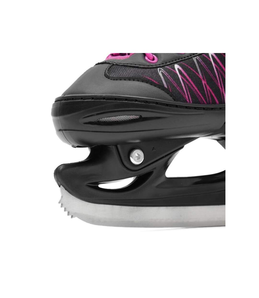 Patins À Roulettes Alignées Femme 38-42 Fr Noir Rose SMJ Sport-3