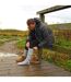 2 Pack Mens Cushioned Heel & Toe Thermal Wool Hiking Socks-5