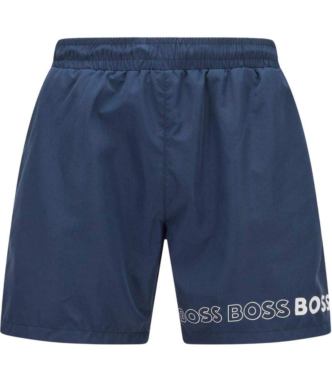 Short De Bain Motif/style Logo Homme Bleu Marine Foncé Boss-2
