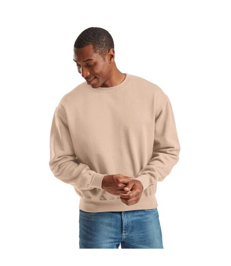 Unisex Adult Supercotton Sweatshirt Desert Sand Fruit Of The Loom