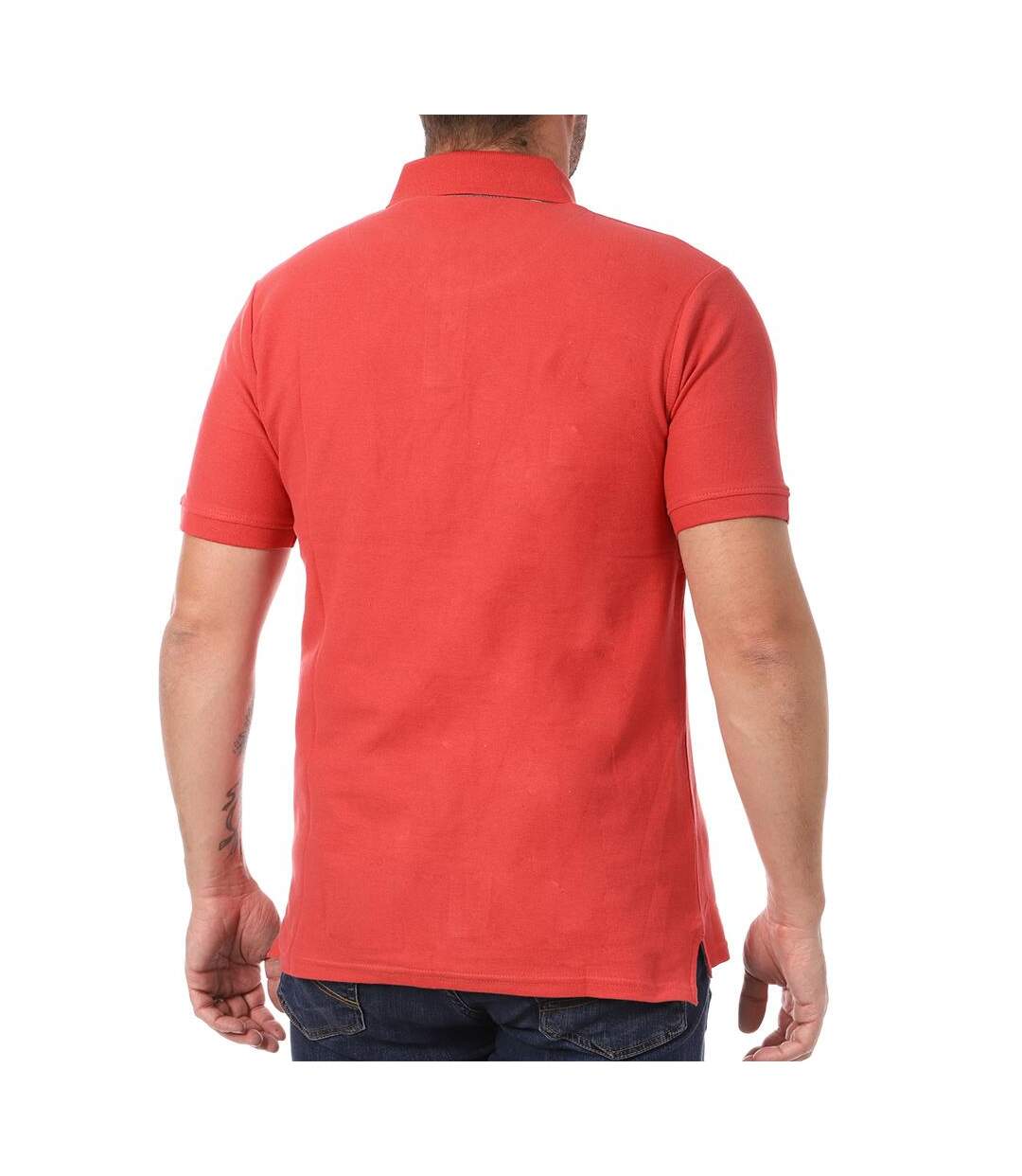 Polo rouge vif homme lee cooper opan - 3xl-2