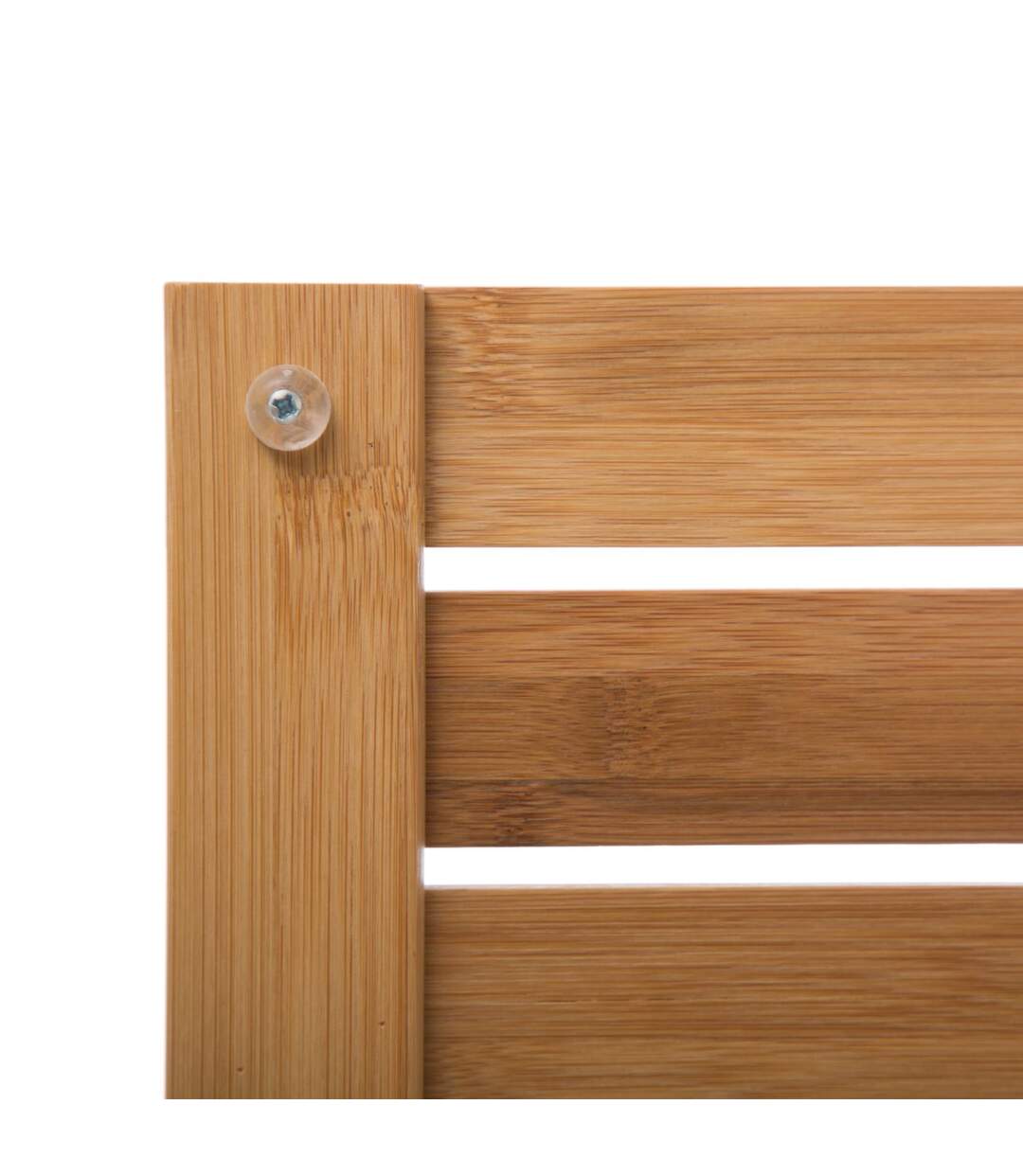 Caillebotis design Bamboo - L. 53 x l. 36 cm - Marron-3
