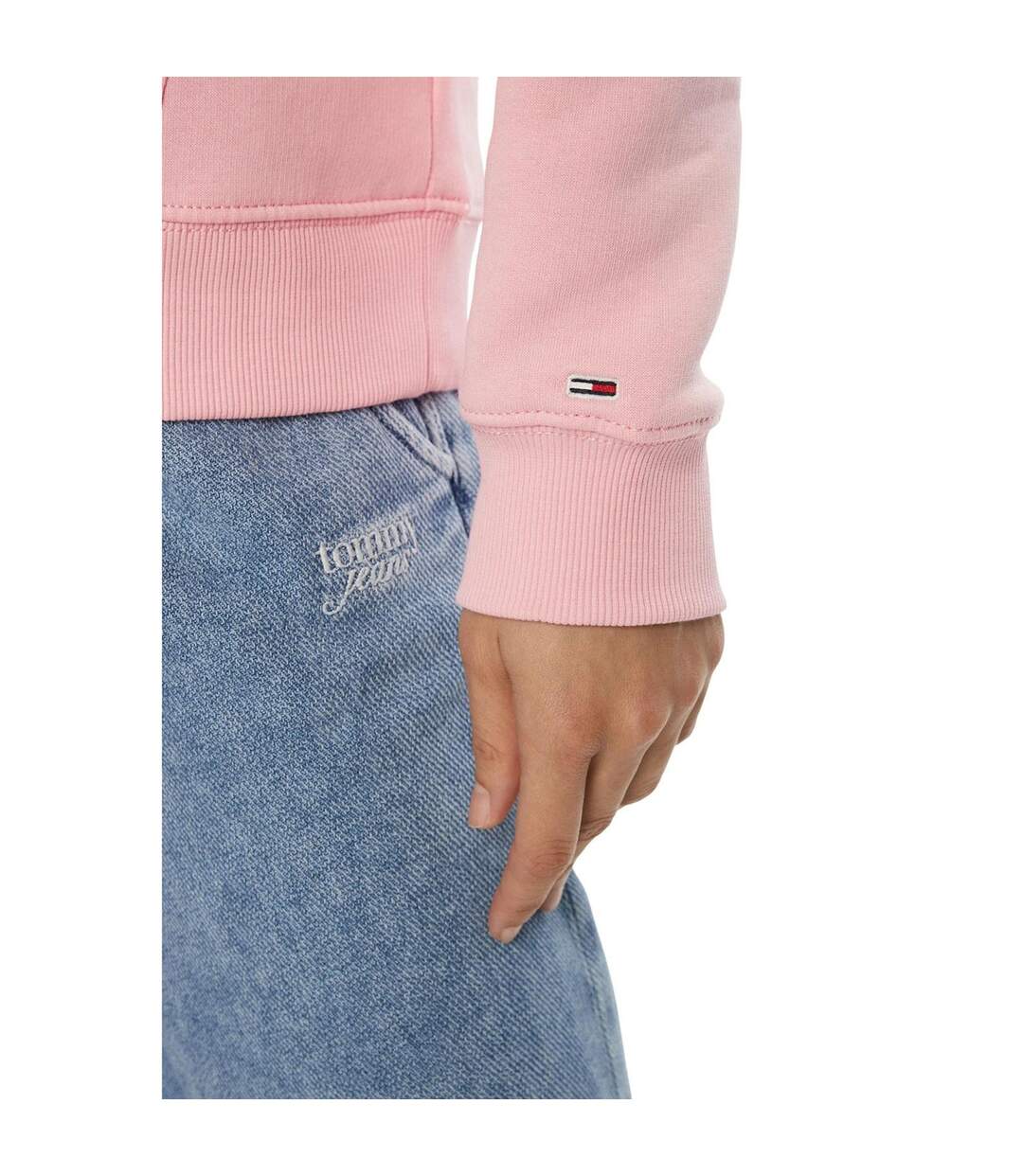 Sweat À Capuche Tommy Jeans Femme Rose Tommy Hilfiger-4
