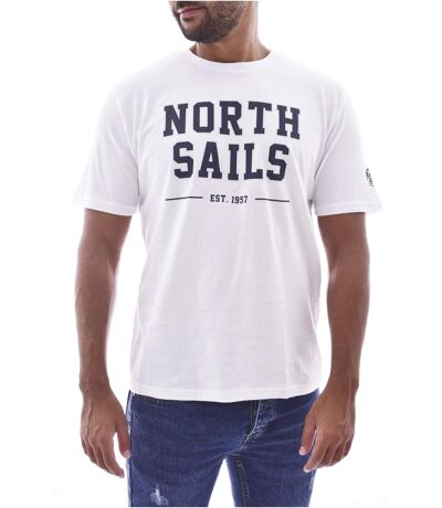 Tee shirt à logo 100% coton   -  North sails - Homme