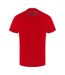 Mens London 1851 Logo Taped T-shirt Red Aquascutum-2