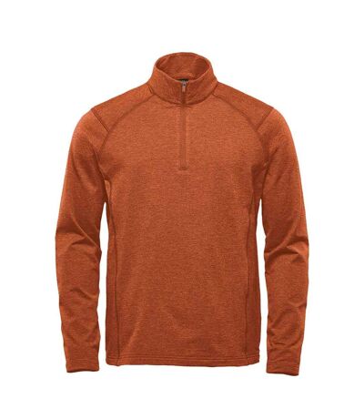 Mens Treeline Heather Fleece Top Rust Heather Stormtech
