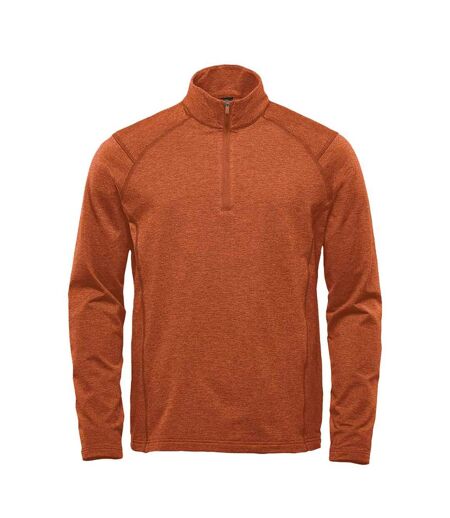 Mens Treeline Heather Fleece Top Rust Heather Stormtech