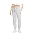 Pantalon De Jogging Sports Style Tech Femme Gris Argenté Nike-1