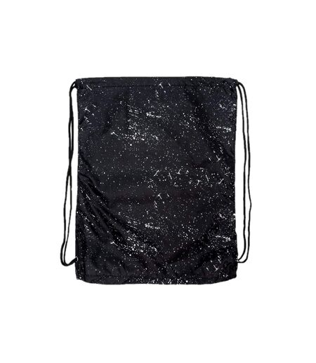 Hype Speckle Drawstring Bag (Black/White) (One Size) - UTHY6217
