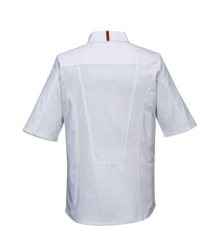 Portwest Mens C738 Pro Air-Mesh Short-Sleeved Jacket (White)