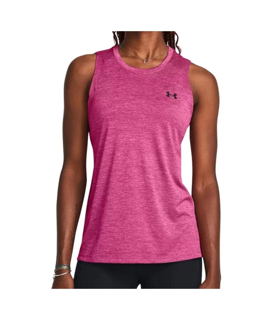Débardeur rose femme under armour 1383656 - l-1