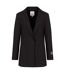 Womens/ladies Plain Blazer Black Armani Exchange-2