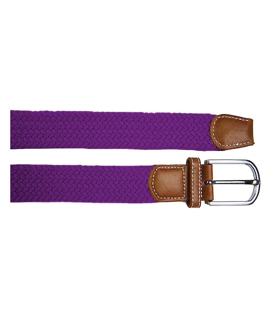Asquith & Fox Mens Woven Braid Stretch Belt (Purple) - UTRW4913-2