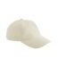 Leisure Plain Baseball Cap Stone Beechfield-1