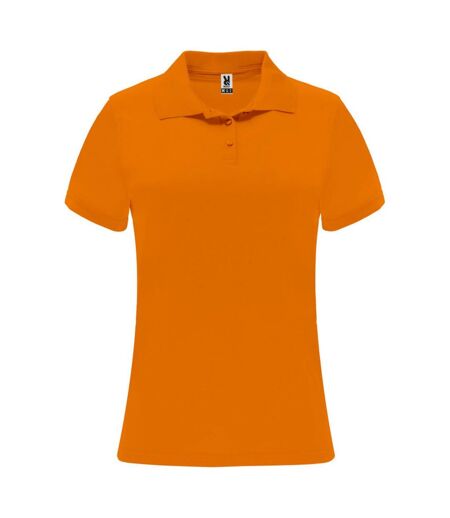 Roly Womens/Ladies Monzha Short-Sleeved Sports Polo Shirt (Fluorescent Orange) - UTPF4250