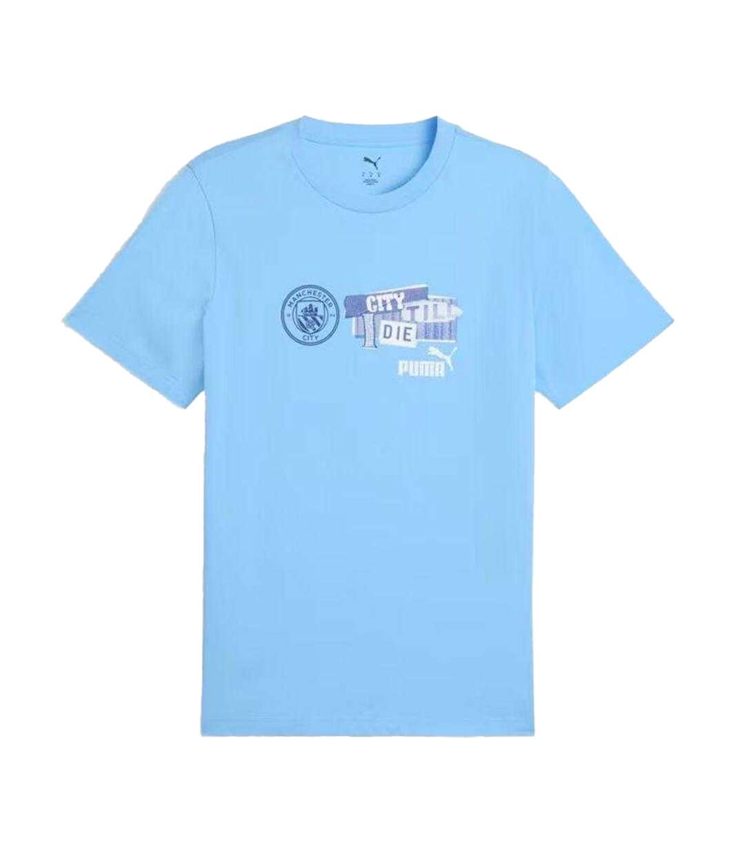 T-shirt Style Manchester City Fc Homme Bleu Puma-2