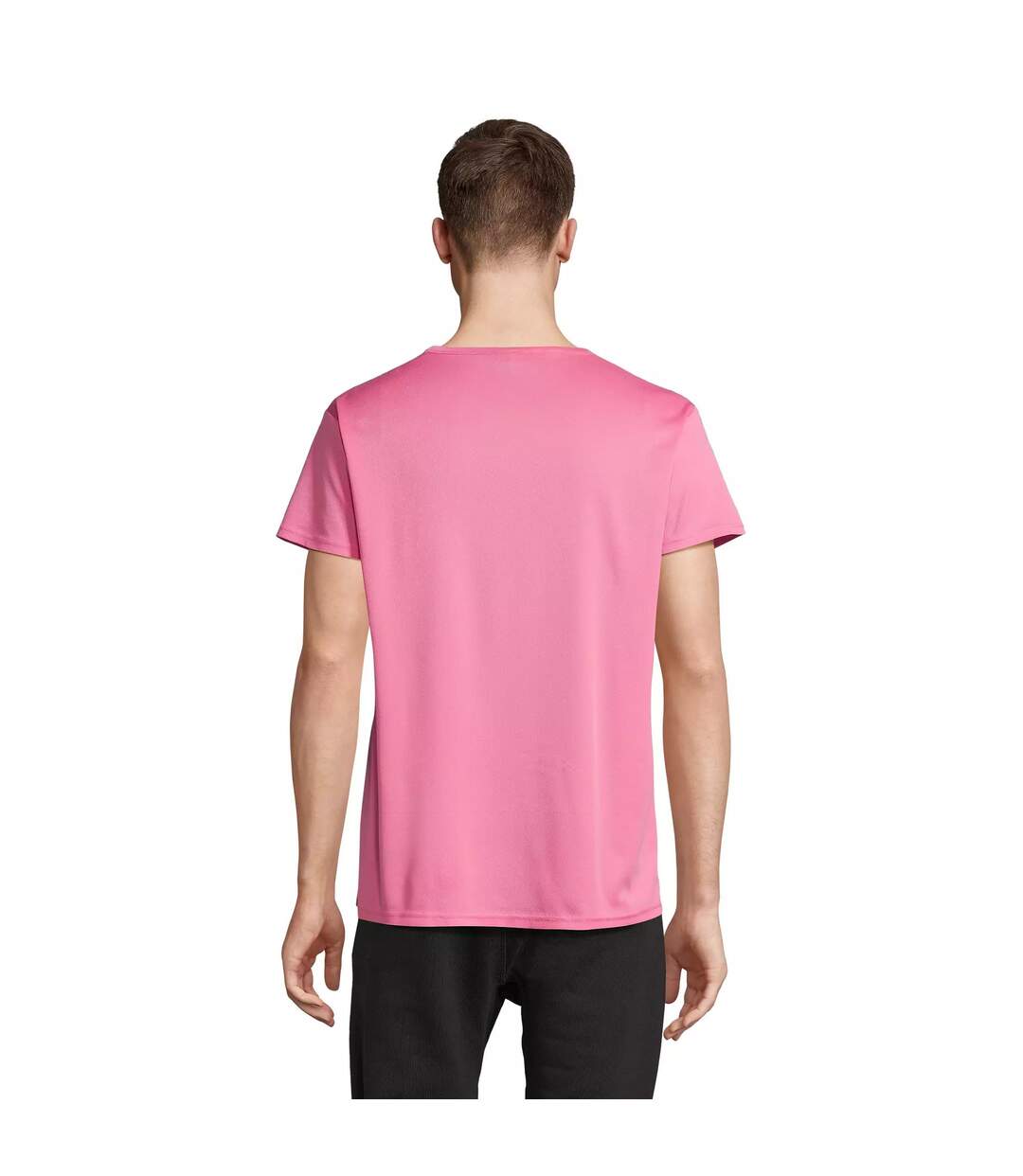 T-shirt Sprint Adulte Rose SOLS-3