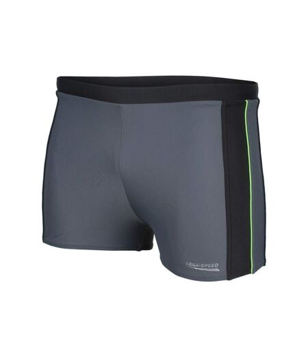 Short De Bain Jason Homme Gris Argenté Aqua Speed