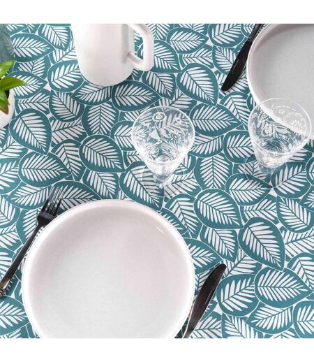 Nappe en Microfibre Divany 140x240cm Bleu Pétrole