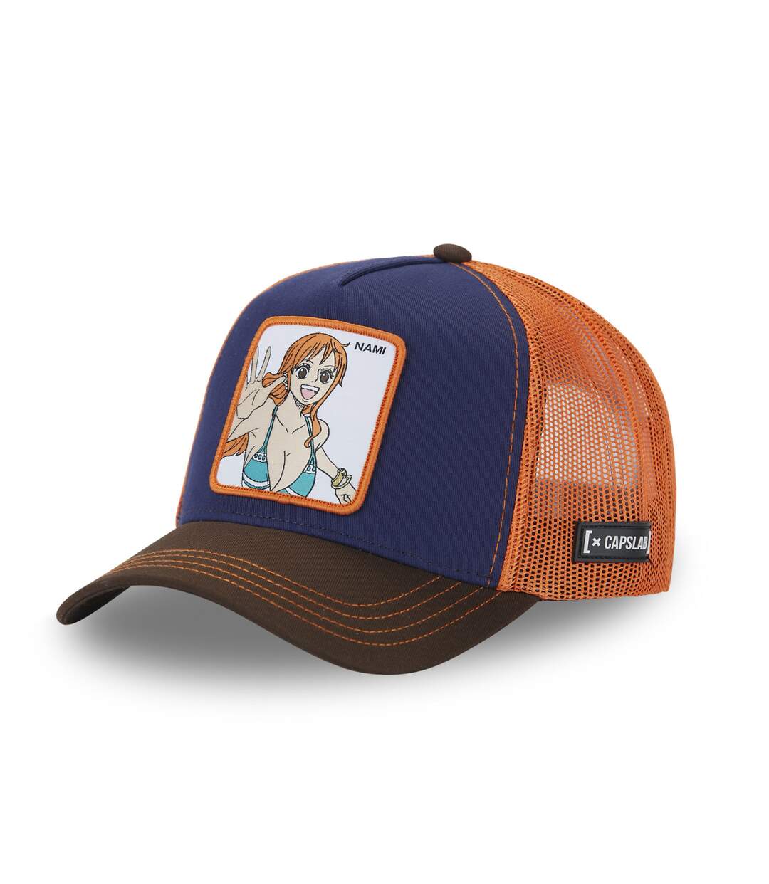 Casquette trucker avec filet One Piece Nami Capslab-1