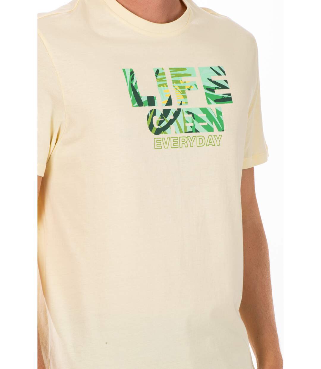 T-shirt coton bio GREENI9 BEIGE