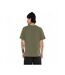 T-shirt col rond en coton homme avec Logo Log9 Kaki Vondutch-3
