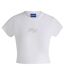T-shirt Court Femme Blanc Hugo-1