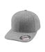 Casquette De Baseball Plain Span Adulte Gris Chiné Flexfit-1