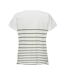 T-Shirt blanc/vert femme only emily-2