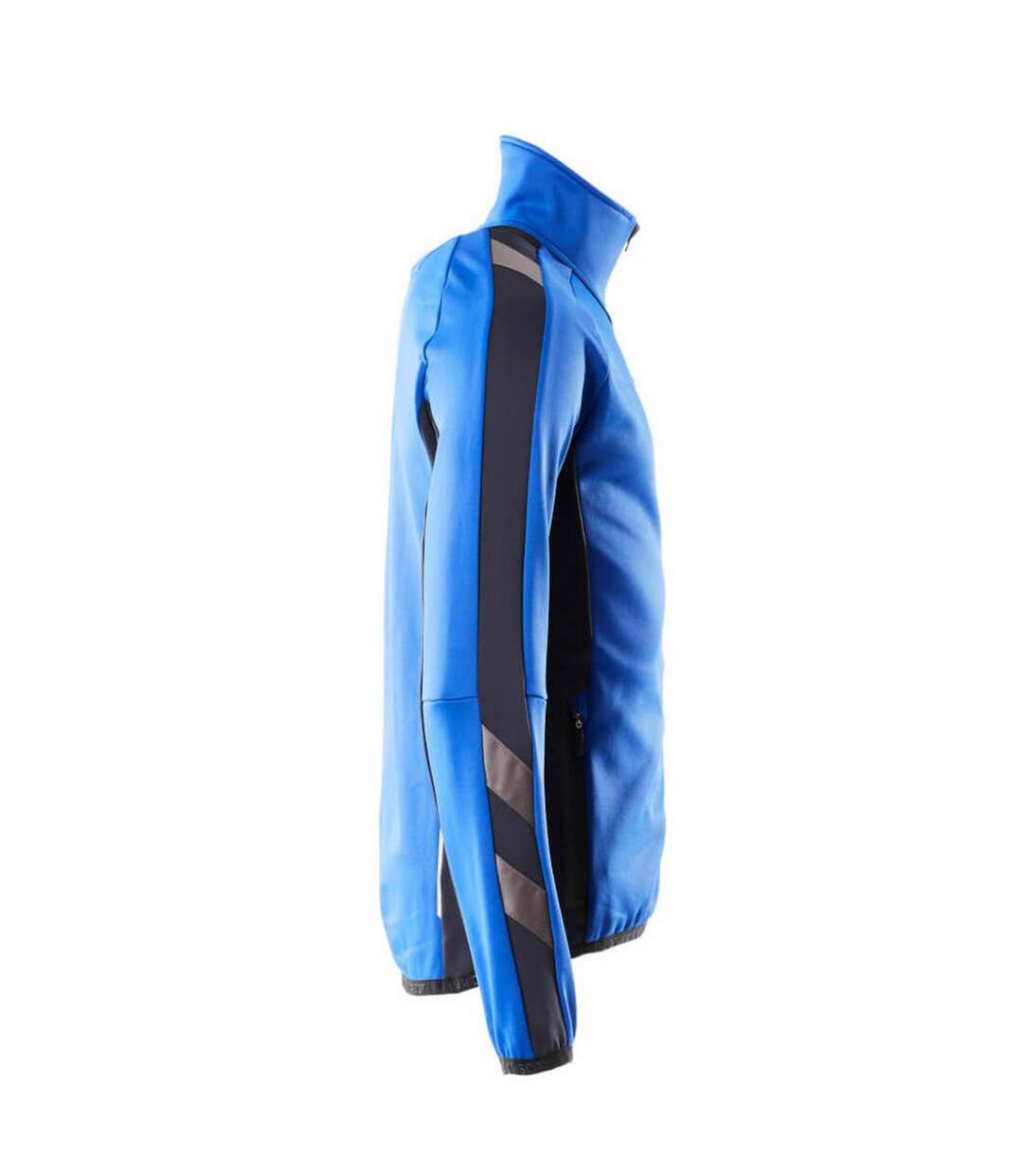 Mens Unique Fleece Jacket Royal Blue Dark Navy Mascot-3