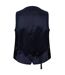 Mens Slim Waistcoat Navy Twisted Tailor-3