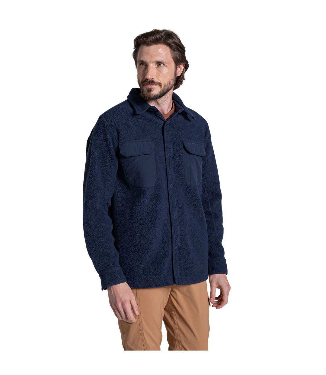 Mens Blencathra Overshirt Blue Navy Craghoppers-1