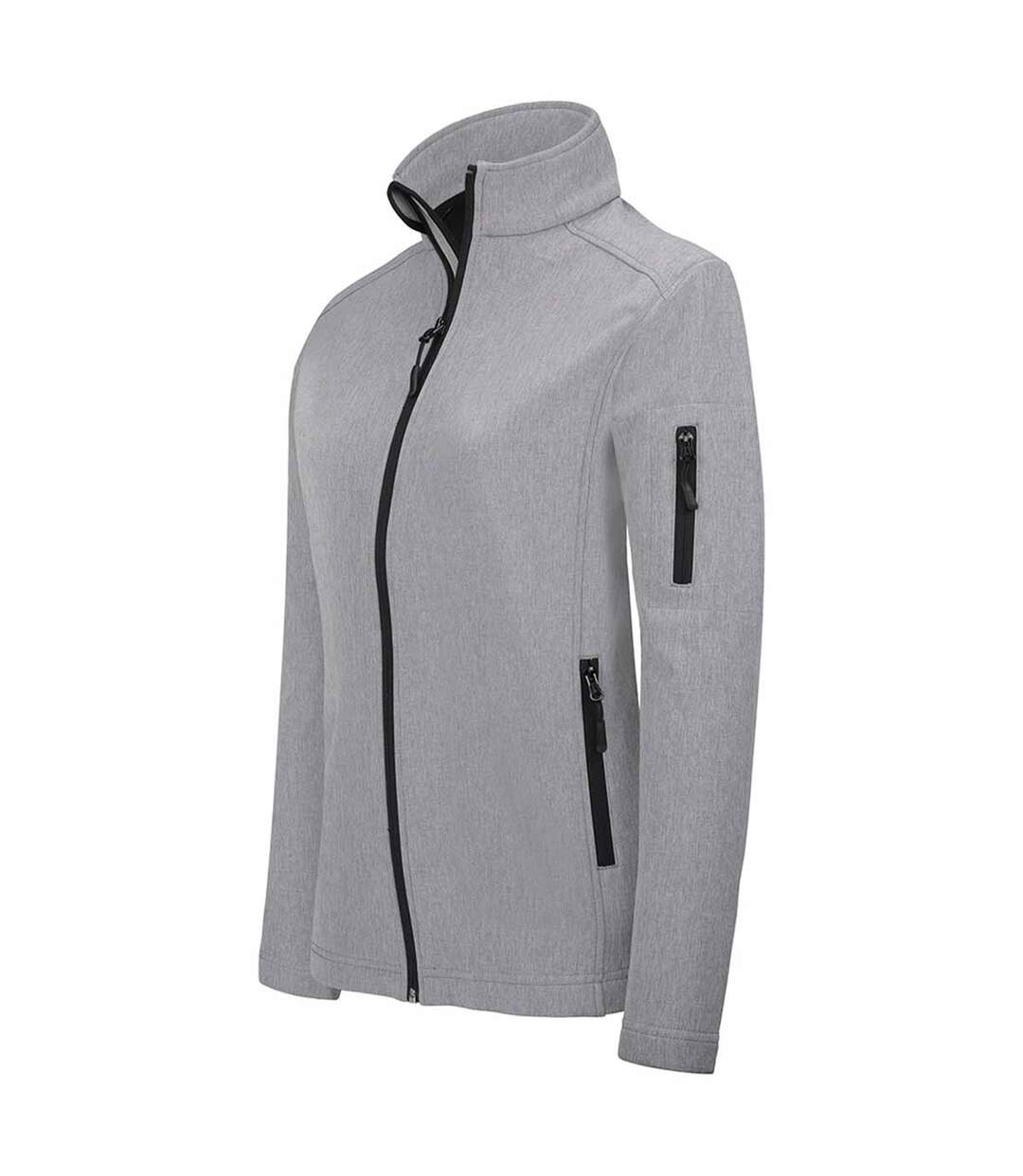 Veste softshell femme gris marne Kariban-2