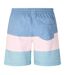 Mens Colour Block Relaxed Fit Swim Shorts Abuba Blue Hurley-2
