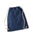 Drawstring Bag One Size French Navy Westford Mill-1