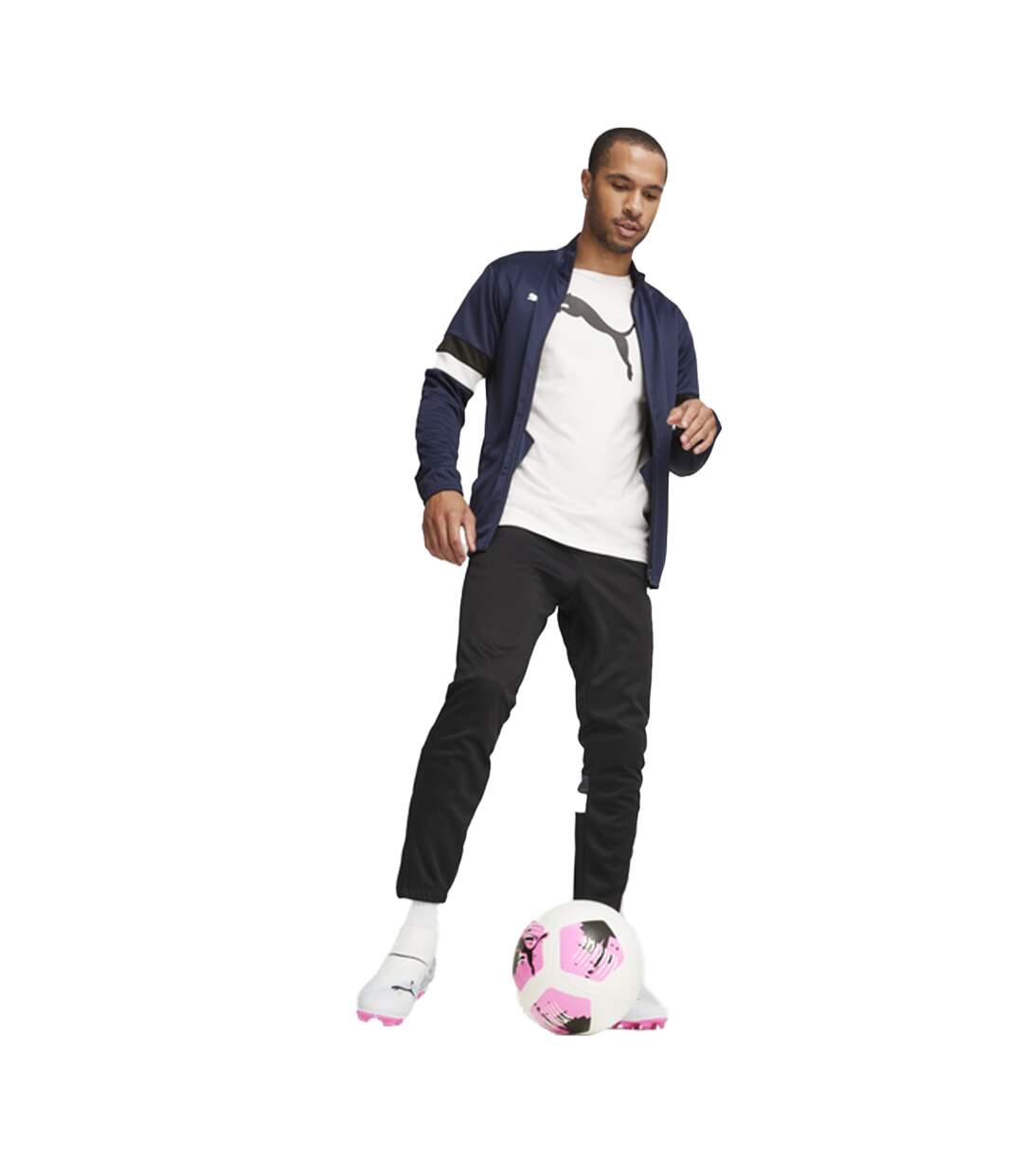 Ensemble De Survêtement Team Rise Homme Noir Bleu Marine Puma-4